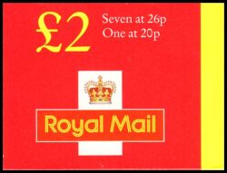 114 III - 1998  Markenheftchen: Royal Mail mit Zylindernummer