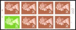 114 III - 1998  Markenheftchen: Royal Mail mit Zylindernummer