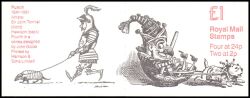 098d - 1992  Markenheftchen: Punch mit Zylindernummer