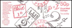 104a - 1993  Markenheftchen: Postgeschichte mit Zylindernummer