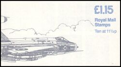 0-082b - 1981  Markenheftchen: Britische Militärflugzeuge