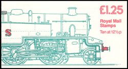 0-084f I - 1983  Markenheftchen: Britische Lokomotiven mit Zhlbalken