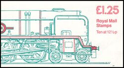 0-084h - 1983  Markenheftchen: Britische Lokomotiven mit Zylindernummer