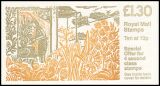 0-088h - 1987  Markenheftchen: Gartenbau mit Zylindernummer