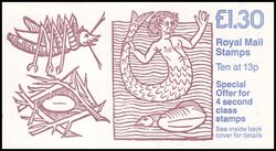 0-088l - 1988  Markenheftchen: Illustration aus Hortus Sanitatis mit Zylindernummer