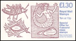 0-088l - 1988  Markenheftchen: Illustration aus "Hortus Sanitatis" mit Zylindernummer
