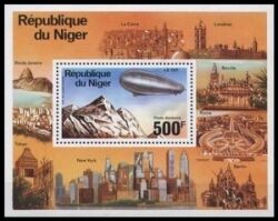 Niger 1976  Zeppelin-Luftschiffe