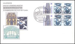 1993  Freimarken: Sehenswürdigkeiten