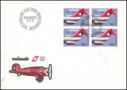 1981  50 Jahre Luftverkehrsgesellschaft Swissair