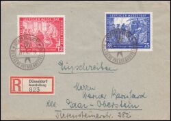 1947  Fernbrief Einschreiben - MiF