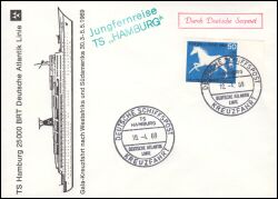 1969  Jungfernreise der TS "Hamburg"