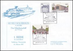 1987  1. Reise im Liniendienst der MS "Nils Holgersson"