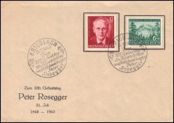 1943  100. Geburtstag von Peter Rosegger