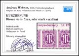 1945  Freimarke: AM-Post  amerikanischer Druck stark...