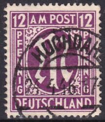 1945  Freimarke: AM-Post  englischer Druck