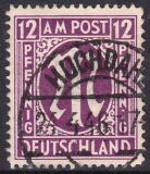 1945  Freimarke: AM-Post  englischer Druck