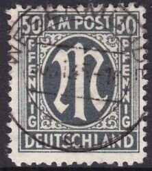 1945  Freimarke: AM-Post  deutscher Druck