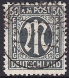 1945  Freimarke: AM-Post  deutscher Druck