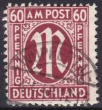 1945  Freimarke: AM-Post  deutscher Druck