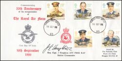große Militärpost-FDC  Sammlung der Royal Air Force Brüggen