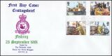 große Militärpost-FDC  Sammlung der Royal Air Force Brüggen