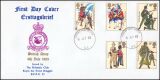 große Militärpost-FDC  Sammlung der Royal Air Force Brüggen