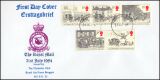 große Militärpost-FDC  Sammlung der Royal Air Force Brüggen