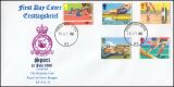 große Militärpost-FDC  Sammlung der Royal Air Force Brüggen