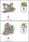 2000  Weltweiter Naturschutz WWF - Pavian & Mangabe (275)