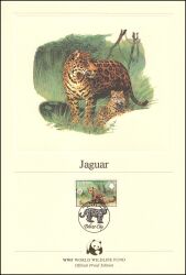 1983  Official Proof Edition WWF - Jaguar ( 007)