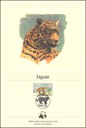 1983  Official Proof Edition WWF - Jaguar ( 007)