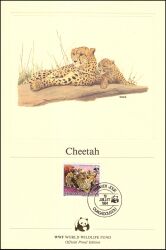 1984  Official Proof Edition WWF - Gepard (014)