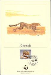 1984  Official Proof Edition WWF - Gepard (014)