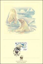 1987  Official Proof Edition WWF - Eisbär (050)