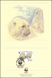 1987  Official Proof Edition WWF - Eisbär (050)