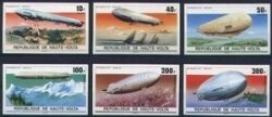 Obervolta 1976  75 Jahre Zeppelin-Luftschiffe - ungezähnt
