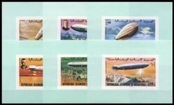 Mauretanien 1976  75 Jahre Zeppelin-Luftschiffe - Sonderausgabe