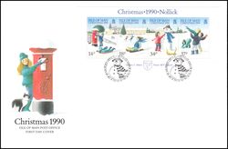 1990  Weihnachten: Kinderspiele im Schnee