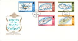 1989  Landkarten von Alderney