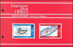 1989  Landkarten von Alderney