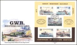 1989  Einrichtung der Schiffahrtslinie Weymouth - Kanalinseln