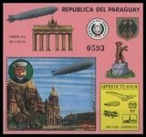 Paraguay 1977  Luftschiff LZ 127 über Berlin