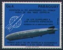 Paraguay 1975  Luftschiff  LZ 127