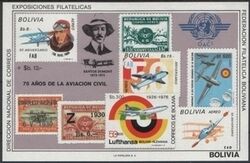 Bolivien 1979  Geschichte der Luftfahrt