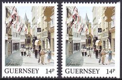 1984  Freimarken: Ansichten von Guernsey aus Markenheftchen