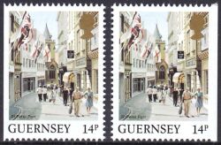1984  Freimarken: Ansichten von Guernsey aus Markenheftchen