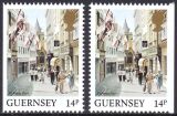 1984  Freimarken: Ansichten von Guernsey aus Markenheftchen