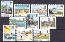 1985  Freimarken: Ansichten von Guernsey