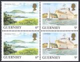 1985  Freimarken: Ansichten von Guernsey aus Markenheftchen