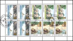 1988  Freimarken: Ansichten von Guernsey - Heftchenblätter